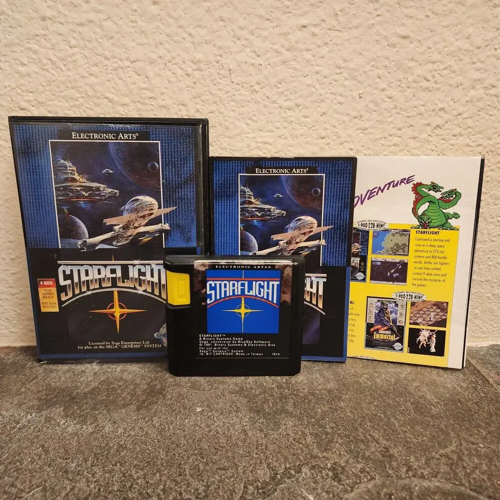 Game - Starflight (CIB+) - Genesis - Sega - Electronic Arts